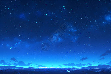 夜空中的星星背景图片