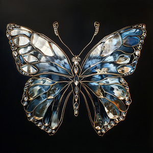 蝴蝶艺术品翅膀大自然高清图片