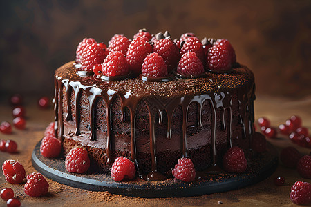 水果蛋糕定制巧克力水果蛋糕背景
