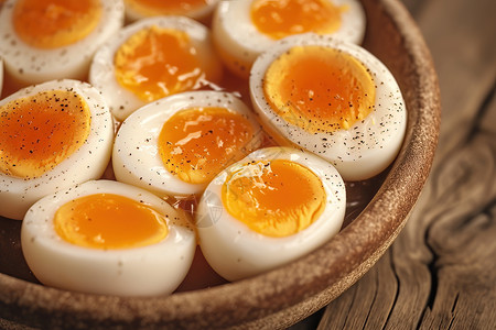 美味的鸡蛋煮熟的鸡蛋高清图片