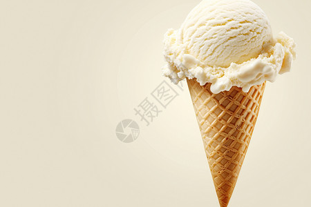 冰淇淋和冷饮奶油冰淇淋球背景