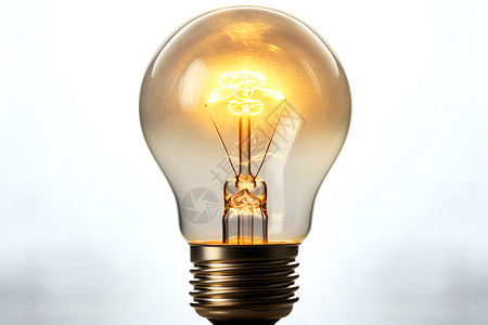 电力装备灯泡中的黄光设计图片