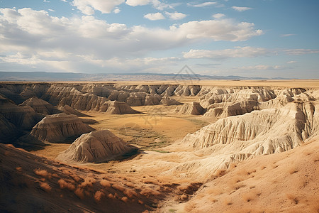 金黄色的大漠背景图片