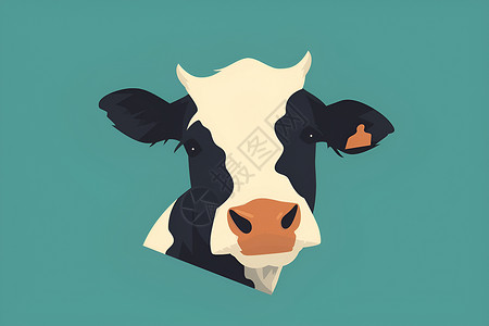 牛头设计素材牛头图标插画