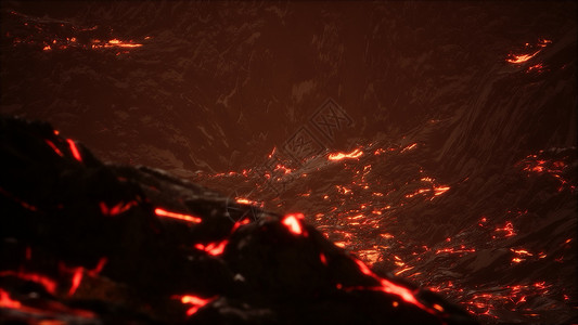 克基拉户外的火山高清图片