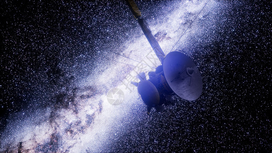 卡西尼号宇宙科幻高清图片