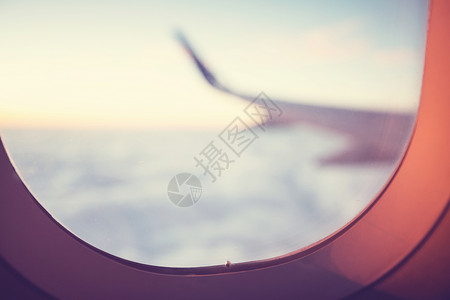 飞机机舱的窗户旅行背景图片
