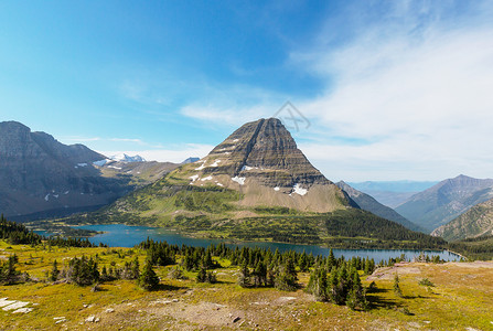 风景如画的冰川国家公园,蒙大,美国图片