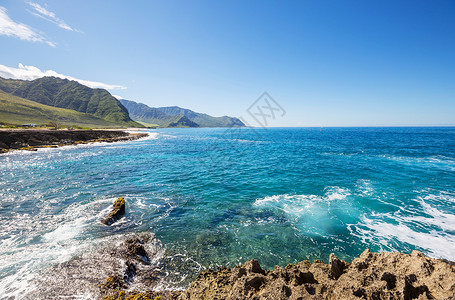 夏威夷瓦胡岛美丽的风景图片