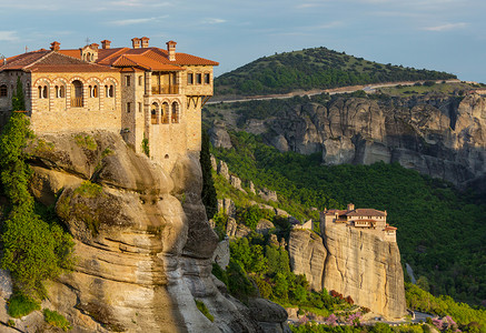 希腊的流星修道院Instagram过滤器高清图片