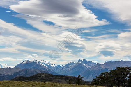 阿根廷南部的巴塔哥尼亚景观美丽的自然景观图片