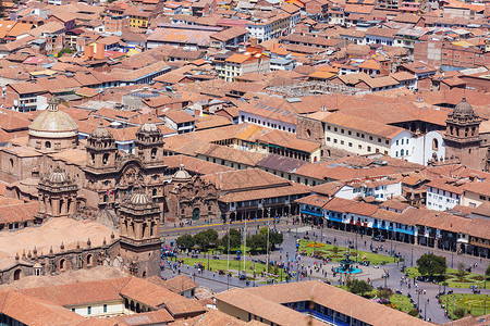 秘鲁美丽著名的库斯科市图片