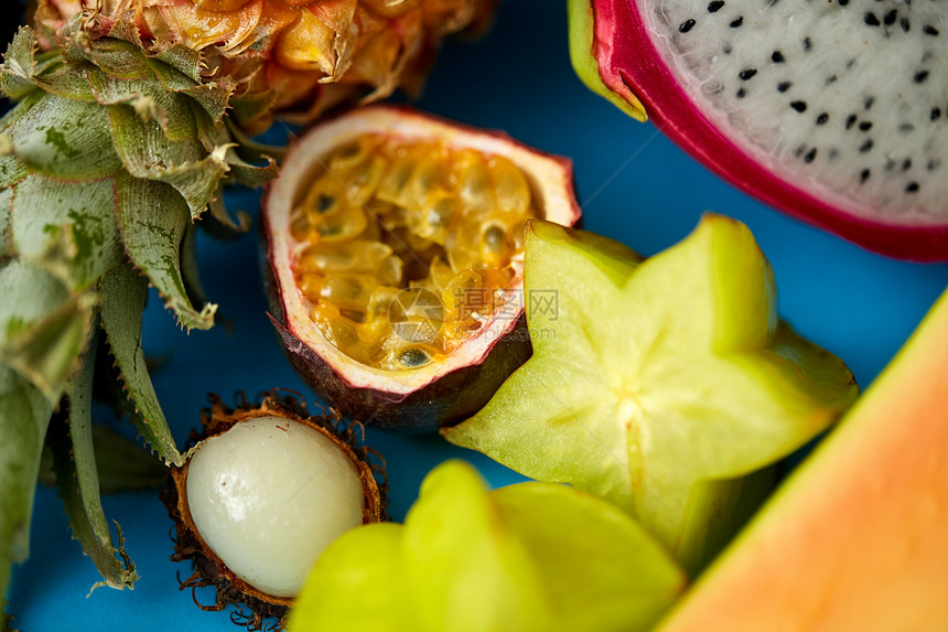 食物,夏天健康的饮食同的异国水果同的异国水果图片