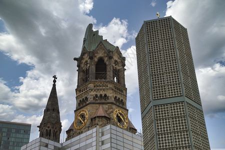 凯撒威廉纪念教堂,柏林德国高清图片
