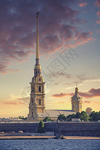 彼得保罗堡垒圣彼得堡,位于兔子岛图片