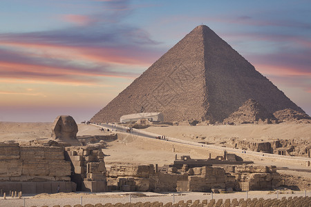 埃及国家博物馆埃及吉萨大金字塔的形象背景