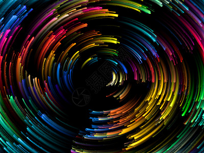 彩色系列多色条纹漩涡背景的颜色运动背景图片