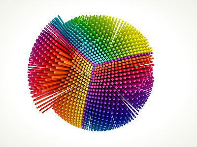 球面噪声位移模式的三维绘制背景图片