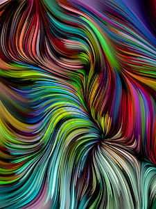 以抽象艺术动态创意为,上彩色涂料彩色漩涡系列图片