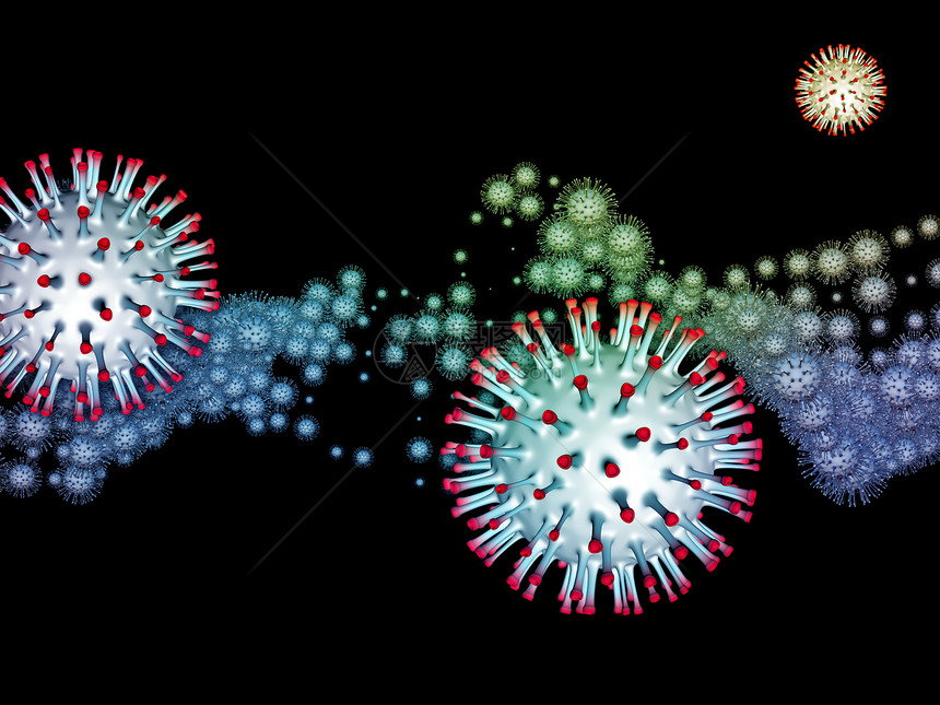 冠状病宇宙病流行系列冠状病颗粒微元素病流行感染疾病健康等方面的排列图片