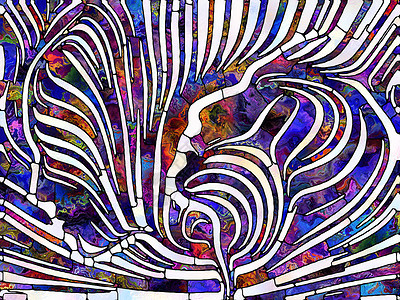 彩色玻璃马赛克破碎的颜色彩色玻璃系列的统色彩纹理碎片图案的构成与碎片化艺术诗歌的统相结合背景