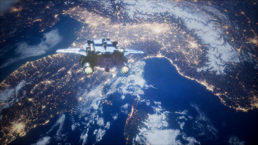太空梭地球上方这幅图像的元素由美国宇航局提供太空梭地球上方图片