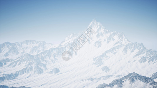 特里斯蒂阿尔卑斯山的山脉景观空中空中阿尔卑斯山脉背景