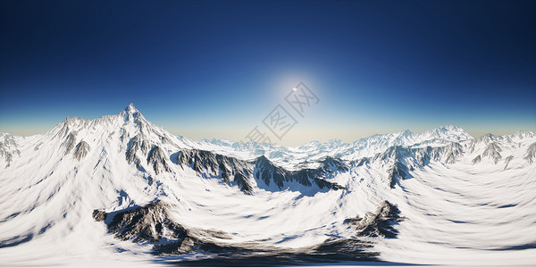 360°全景图阳光明媚的天,VR360相机山顶上虚拟现实山顶上的VR360相机背景