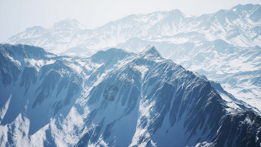 恩格尔伯格阿尔卑斯山的山脉景观空中空中阿尔卑斯山脉背景