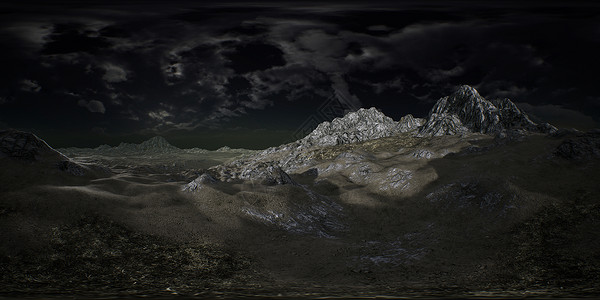 360°全景图苏格兰高地里兰诺克沼地平原上巨大的乌云虚拟现实苏格兰高地上360巨大的乌云背景