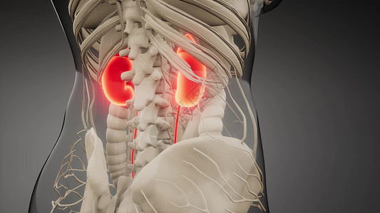 血管炎症三维医学上准确地说明了肾脏医学上准确地说明肾脏背景