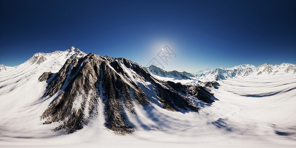 360°全景图阳光明媚的天,VR360相机山顶上虚拟现实山顶上的VR360相机背景