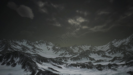 挪威山脉严峻的景观戏剧的深色挪威山脉严峻的景观背景图片