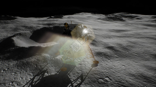 月球登陆任务背景图片