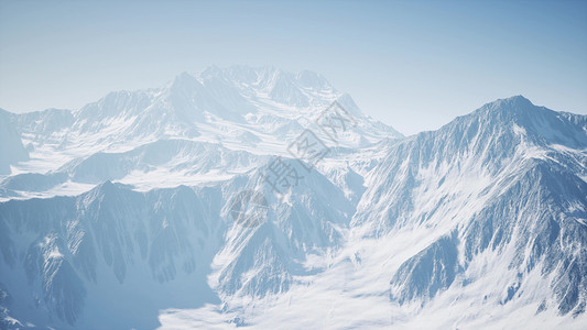 恩格尔伯格阿尔卑斯山的山脉景观空中空中阿尔卑斯山脉背景