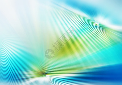 抽象纹理的光条纹与蓝色,绿色白色的线条同的方向抽象背景的光与条纹中心向外指向蓝色,绿色白色背景图片