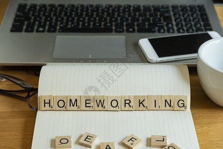 关键字家庭作业木制瓷砖字母个人主页笔记本电脑,笔记本配件背景图片