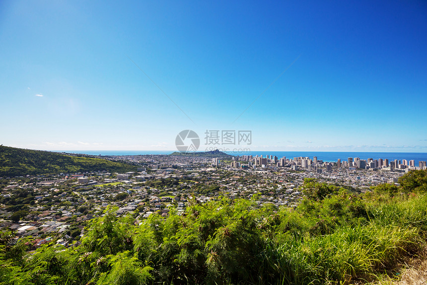 夏威夷檀香山的怀基基海滩图片