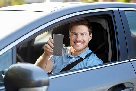 运输,驾驶技术人汽车司机智能手机智能手机的人汽车司机图片