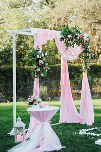 婚礼区域,拱椅装饰背景图片