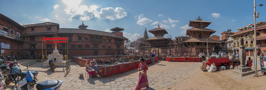 联合国日毛笔字加德满都,尼泊尔201711月19日加德满都的杜巴尔广场,尼泊尔人背景