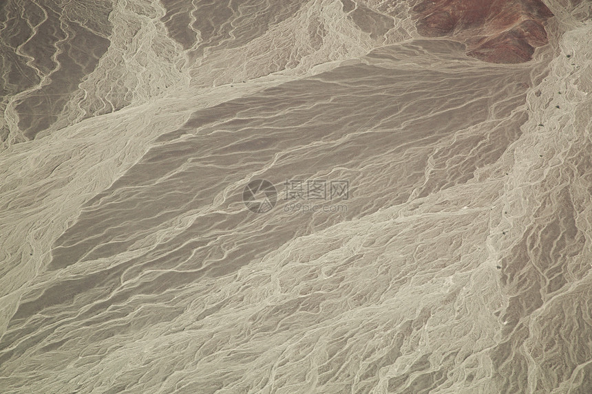 纳斯卡沙漠干燥河流的河床秘鲁图片
