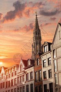伟的地方布鲁塞尔中心的历史广场市政厅包屋,国王的房子欧洲图片