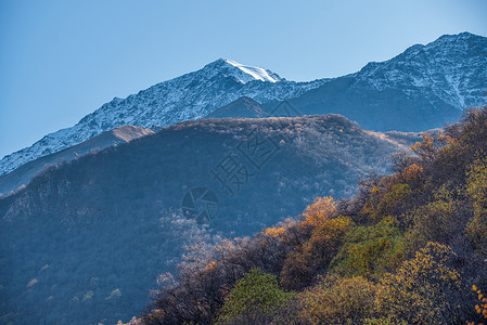 高加索山脉的秋天图片