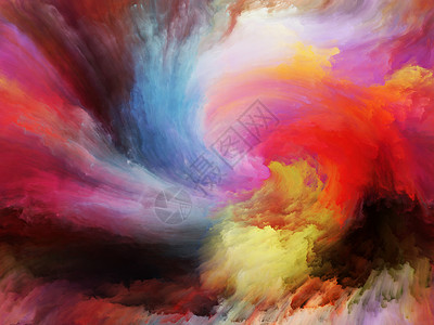 涡旋扭漩涡系列背景由画布上的颜色运动成,用于艺术创造力想象力的项目图片