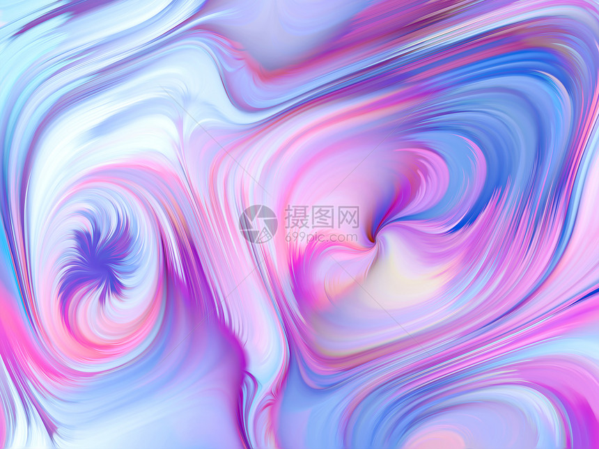 移动的颜色视觉香水系列抽象,由与艺术技术相关的充满活力的色调梯度流动制成图片