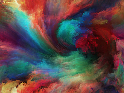 抽象颜色系列彩色绘画画布上的背景,艺术创造力想象力图片