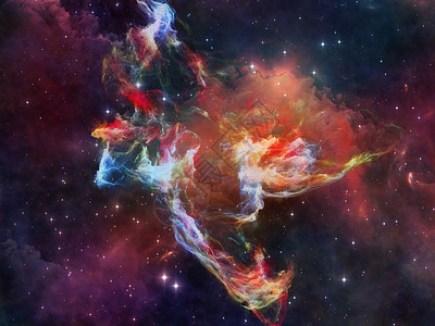 深空系列以宇宙自然科学想象为,由星云尘埃云恒星成的抽象图片