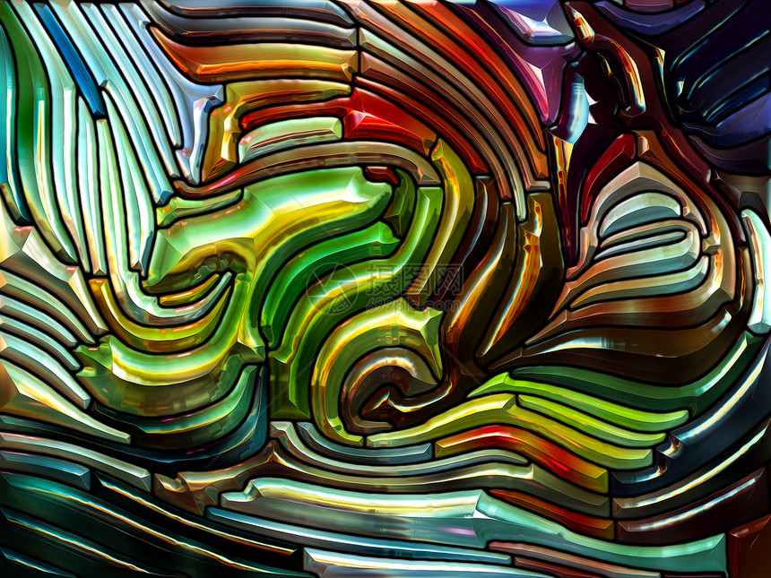 液体图案系列彩色璃的背景,让人联想艺术暴发户自然美灵的图片