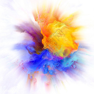 色彩情感系列想象创意艺术学科色彩爆炸的创造安排图片